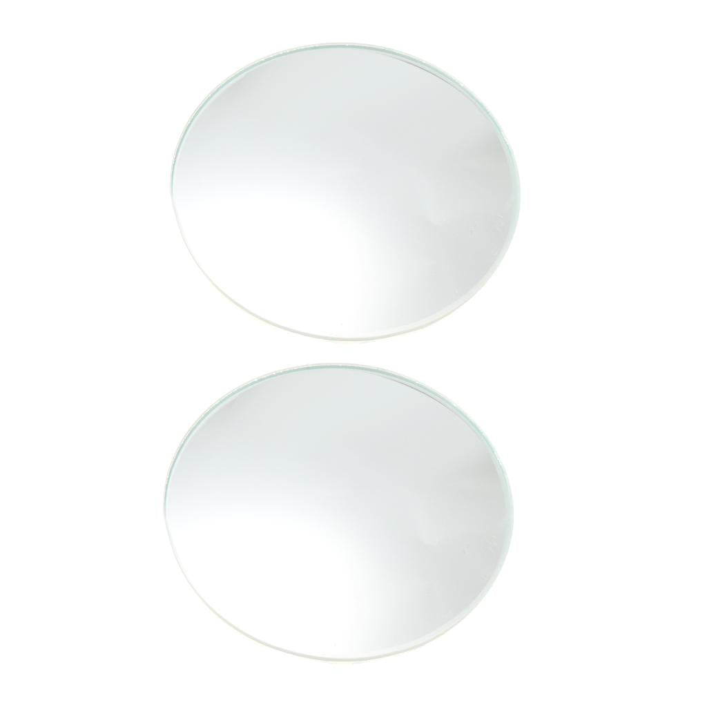 4x2 Pieces Car Blind Spot Mirror 360 Wide Angle Adjustable Rear Side View  B