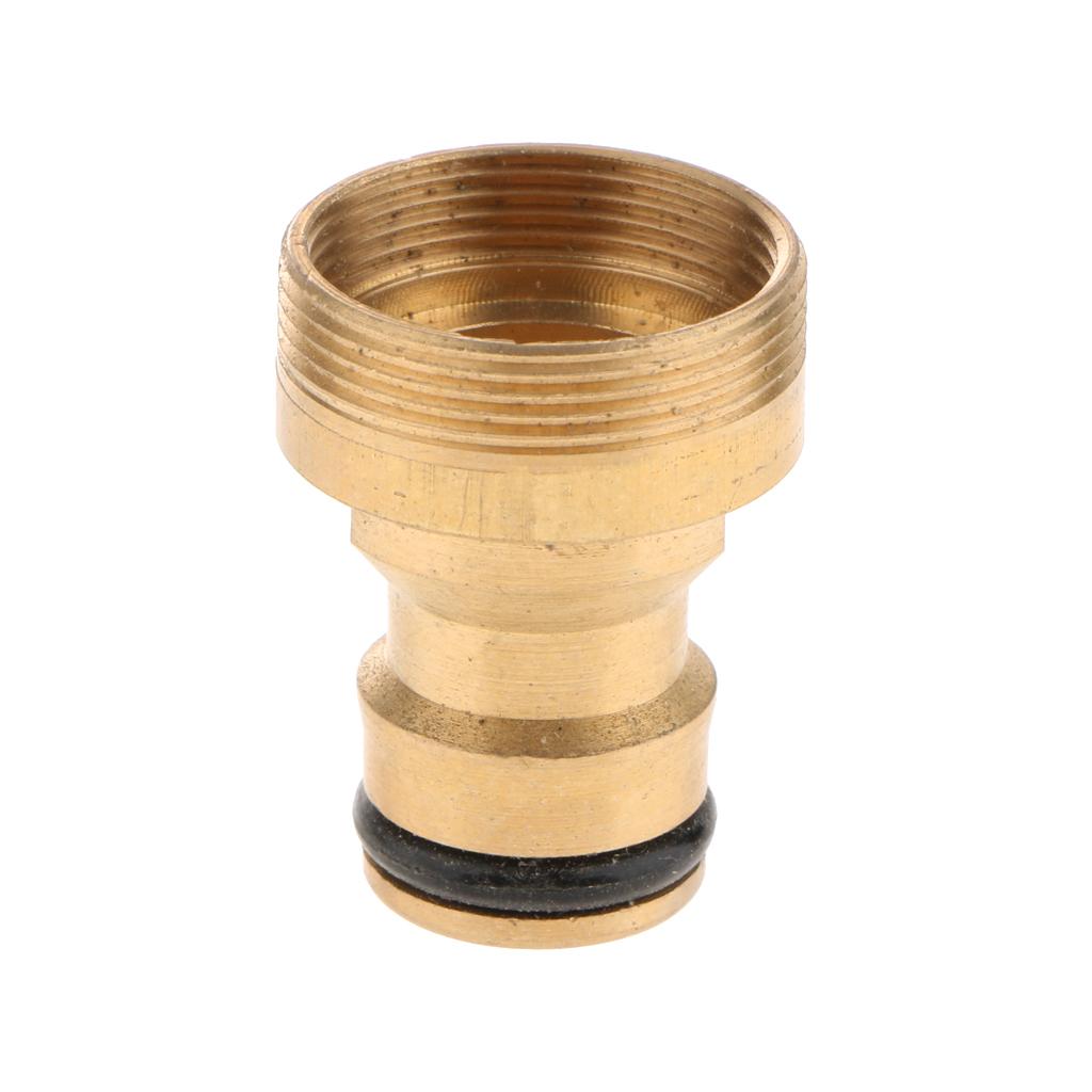 2xCar Wash Water Threaded Tap Copper Quick Connection Adapter Fitting