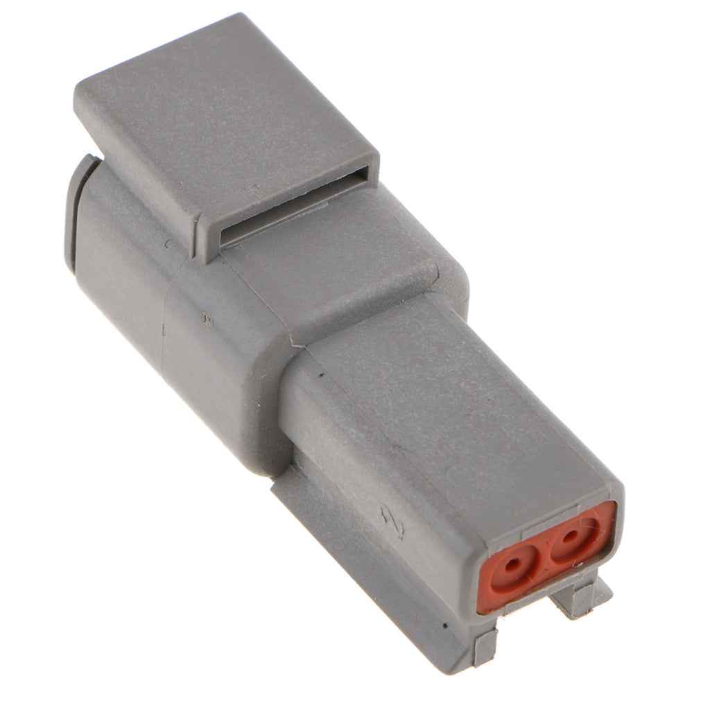 1 Set 2Pins Way Sealed Waterproof Electrical Wire Connector Plugs Terminals