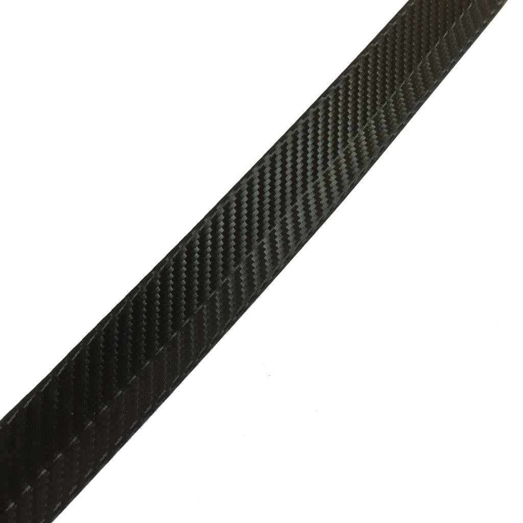 Black Protector Strip Wheel Eyebrow Pad Sticker Carbon Fiber 120cm
