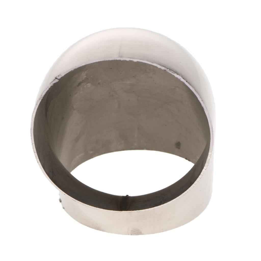 Auto 3" Stainless Steel 90Degree 76mm Exhaust Pipe Tubing Thick Trim Kit New