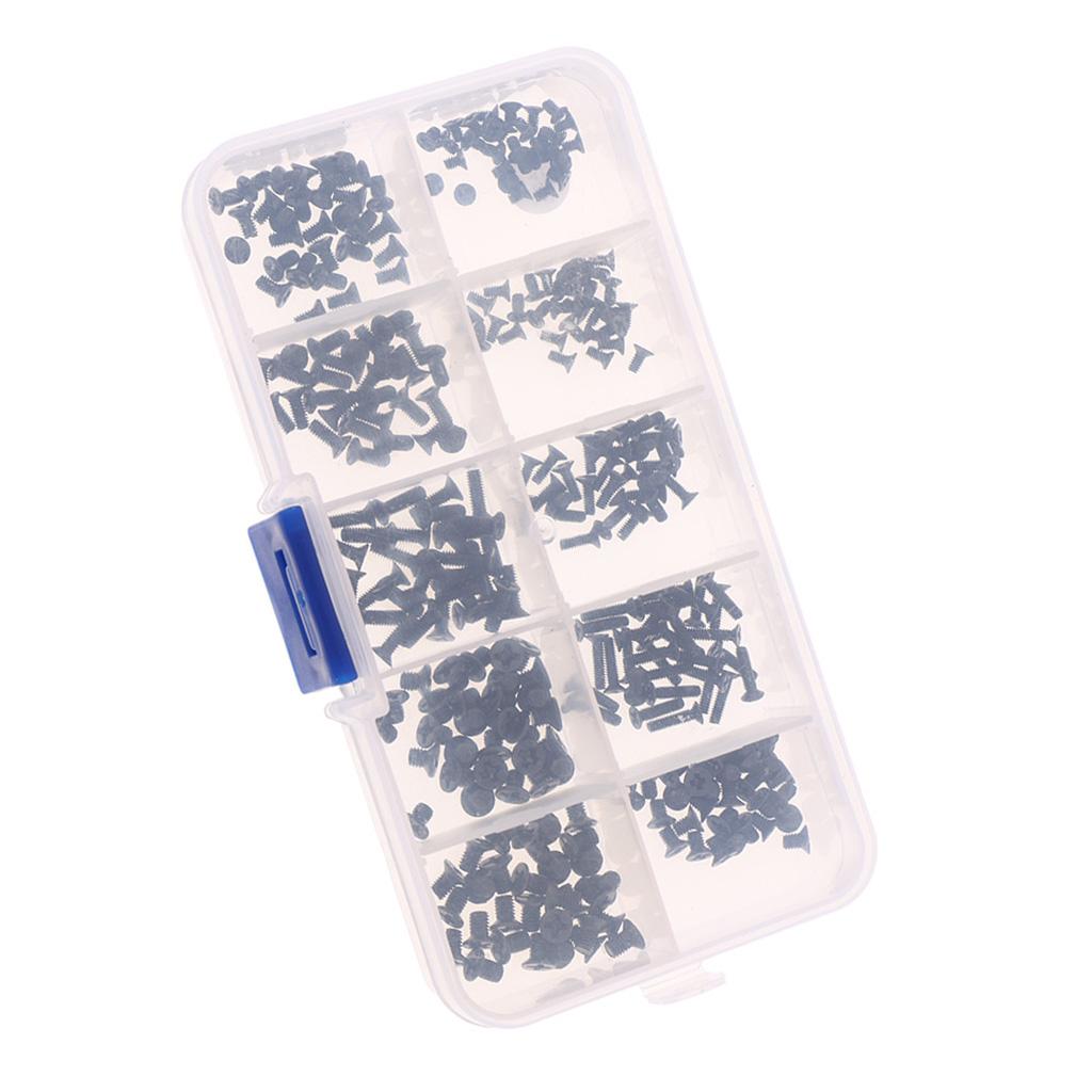 4x300Pcs M2/M2.5/M3 Cross Pan Head Machine screws Assortment Kit 