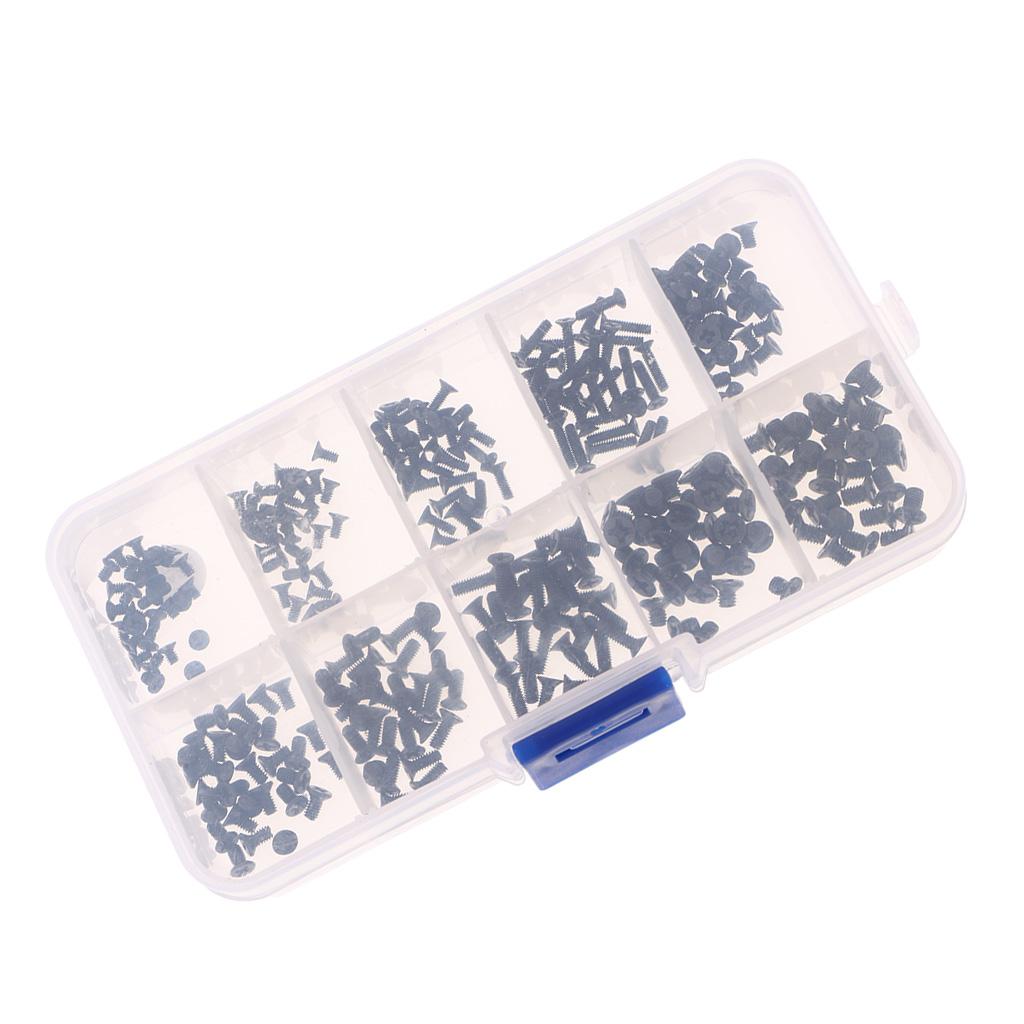 3x300Pcs M2/M2.5/M3 Cross Pan Head Machine screws Assortment Kit 