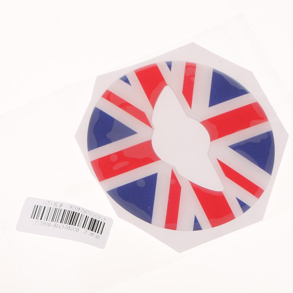3x3D Steering Wheel Sticker Cover For Mini Copper F54 F55 F56 Red and Blue