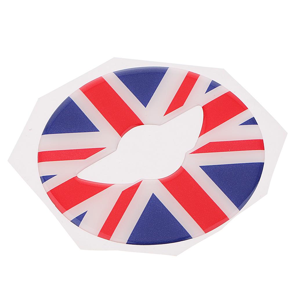 3x3D Steering Wheel Sticker Cover For Mini Copper F54 F55 F56 Red and Blue