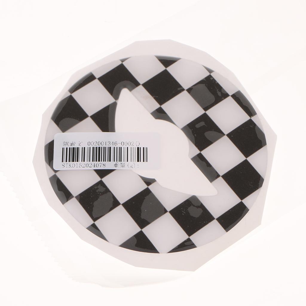 2x3D Steering Wheel Sticker Cover For Mini Copper F54 F55 F56 Black and White