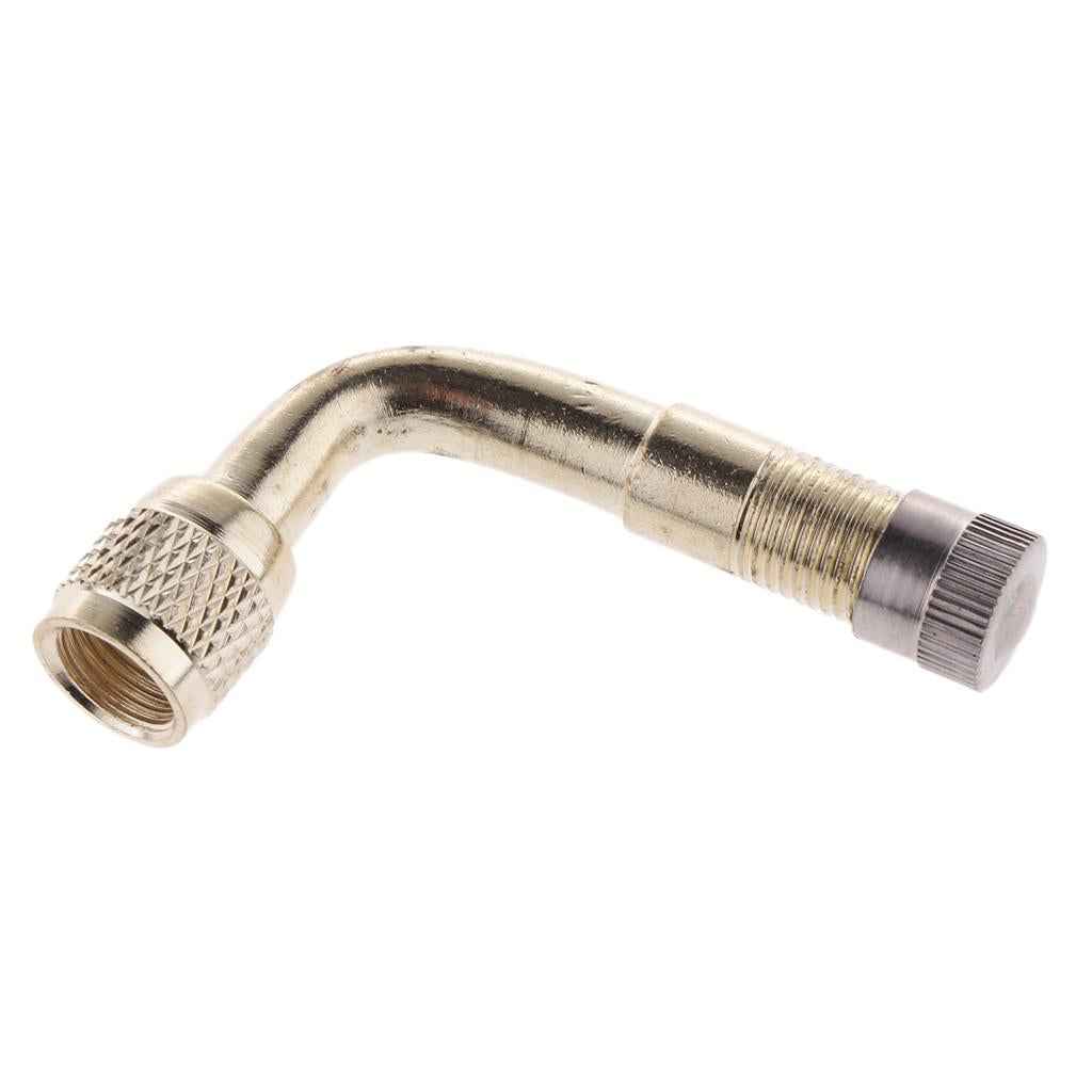 Angled Wheel Tire Tyre Valve Adapter for Motorcycle Car 90 Degree