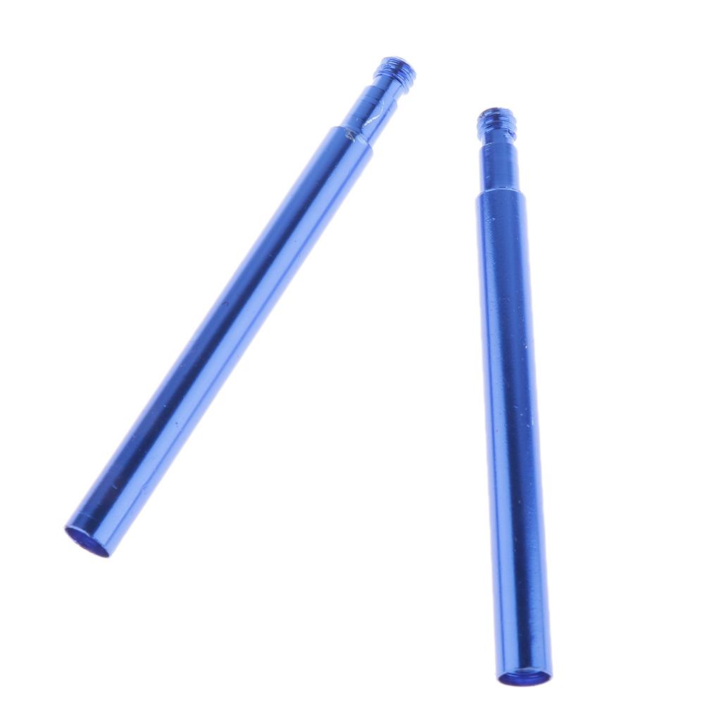 4xRoad Bike Bicycle Presta Valve Extender Extension Adapter Alloy 70mm Blue