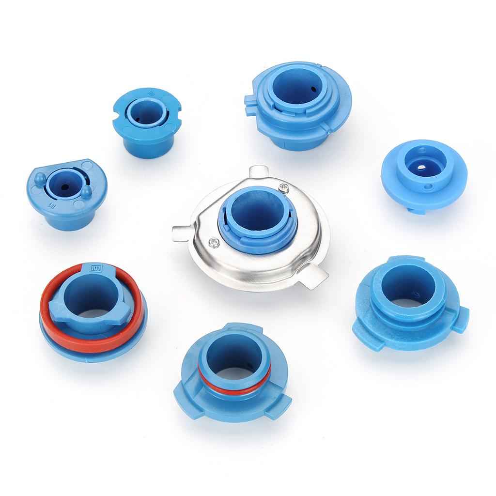 2Pcs LED Headlight Bulb Base Adapter Socket Retainer Car Conversion Kit H1