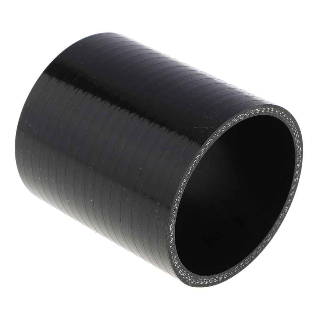 3" 76mm Straight Turbo/Intake Piping Silicone Coupler Pipe Hose CSH-63 Black