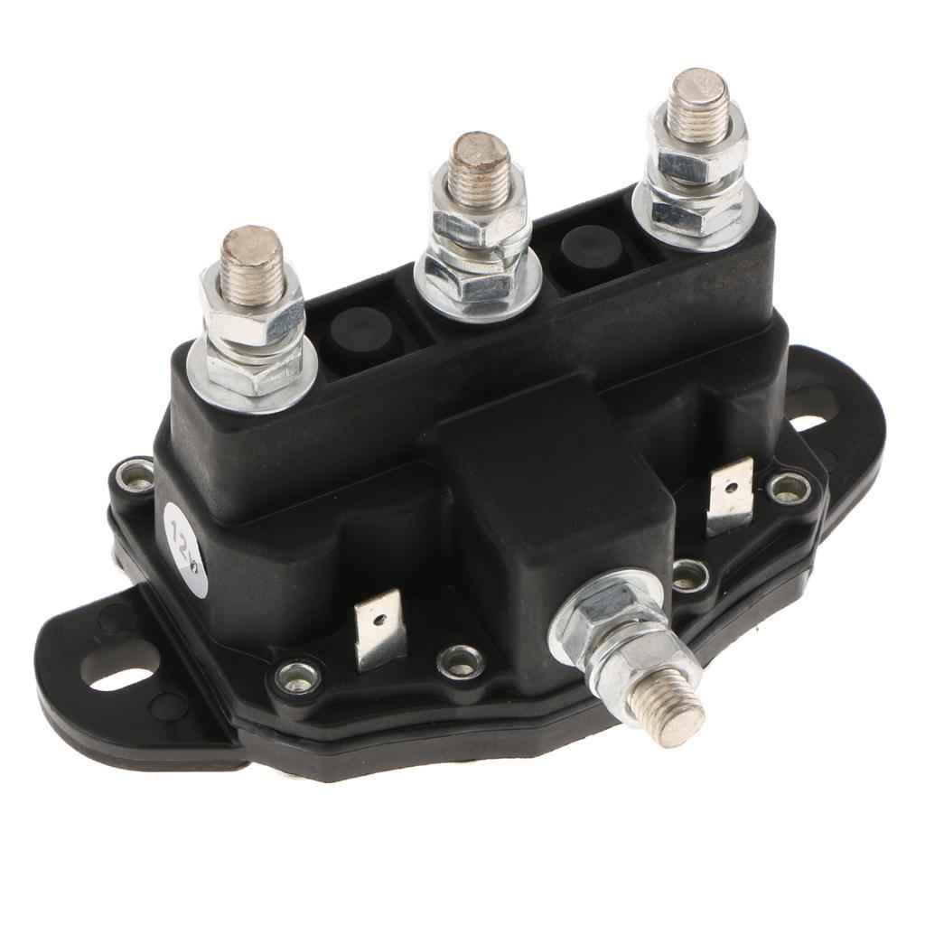 12V DC Solenoid Relay Contactor Winch Rocker Reversing Switch For Truck ATV