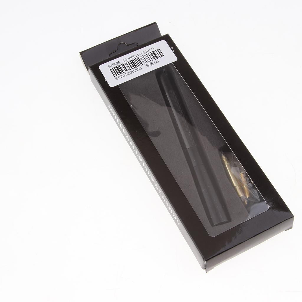 4x12cm Car Radio Stubby Signal Antenna Aerial Roof AM FM Booster Mast Black