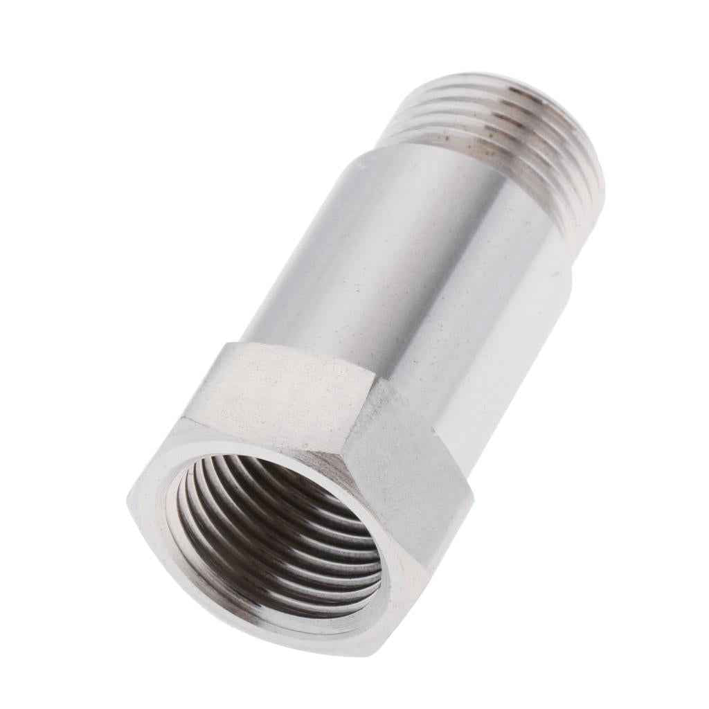 New Stainless O2 Sensor Extension Spacer Fix Adapter Isolator 45mm-M18 x 1.5