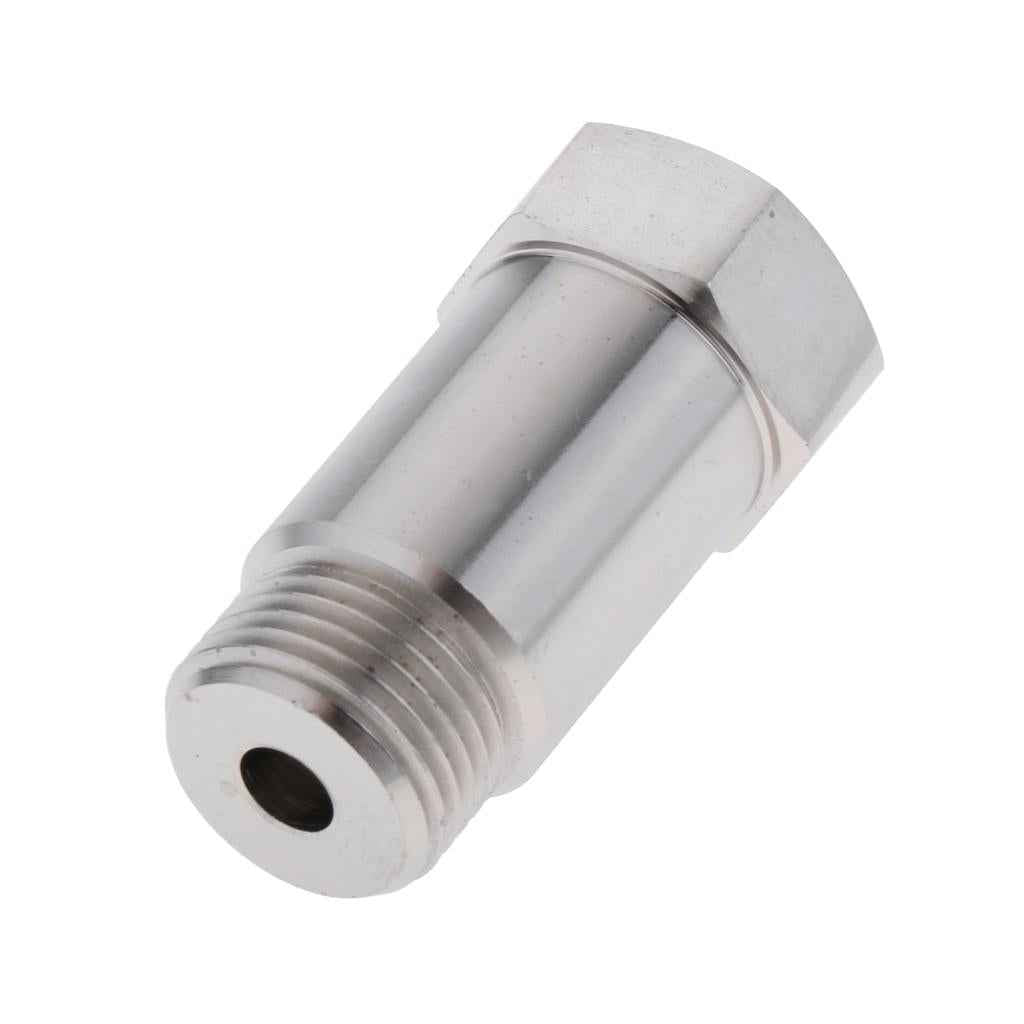 New Stainless O2 Sensor Extension Spacer Fix Adapter Isolator 45mm-M18 x 1.5