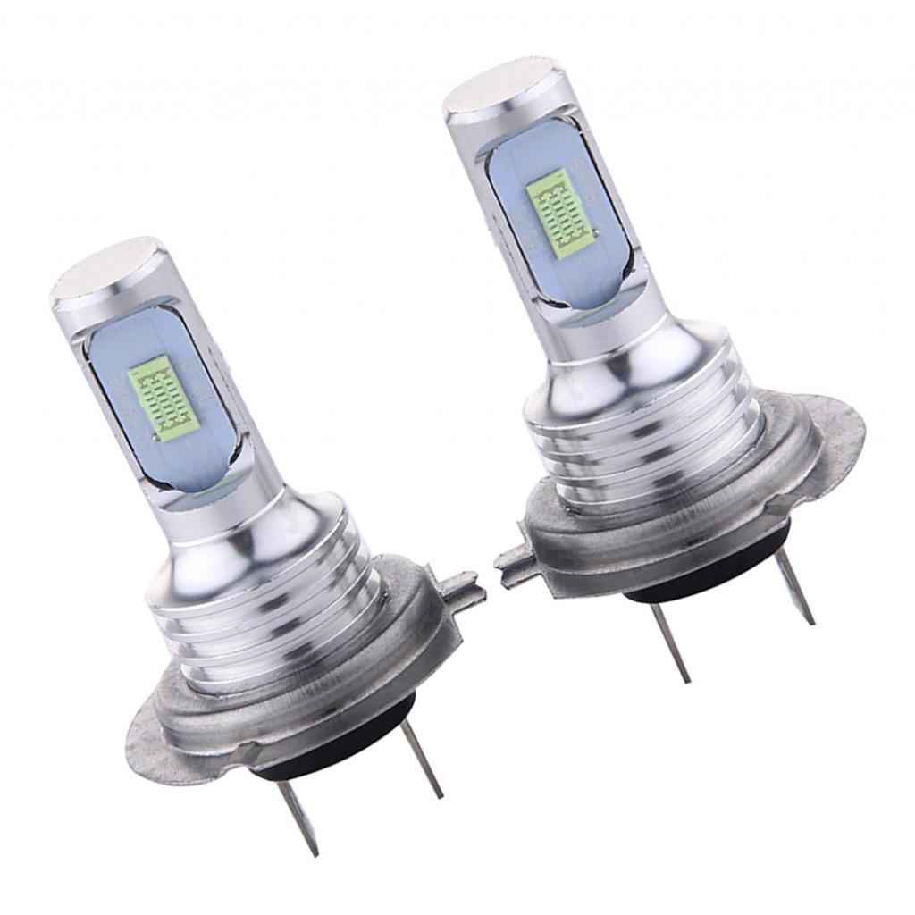 2 Pieces H7 LED Headlights Bulb Kit High/Low Beam 35W 4000LM 8000K Ice Blue