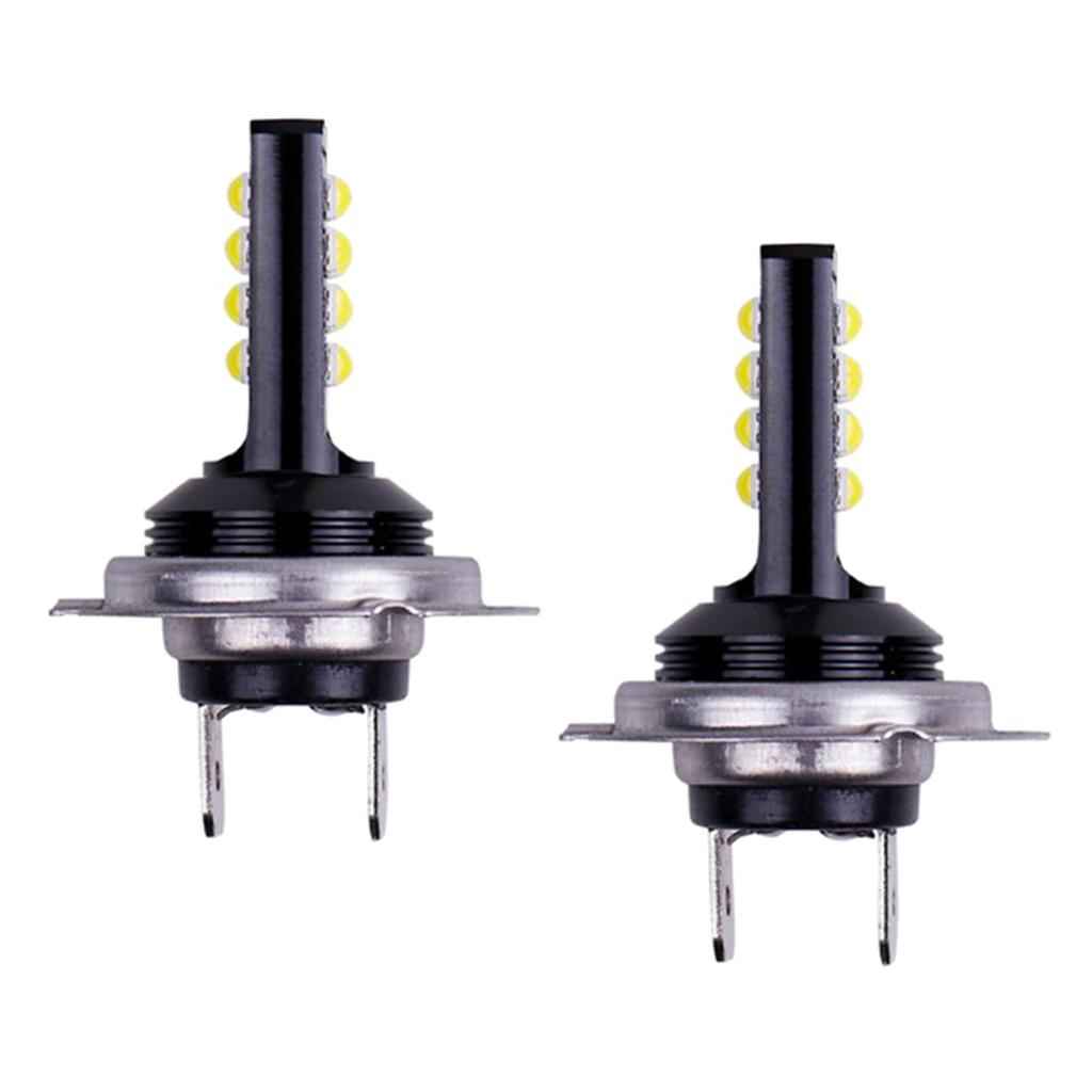Univeral 2XWhite H7-60W-3030-12SMD LED Bulb HighPower Super Bright Car Light