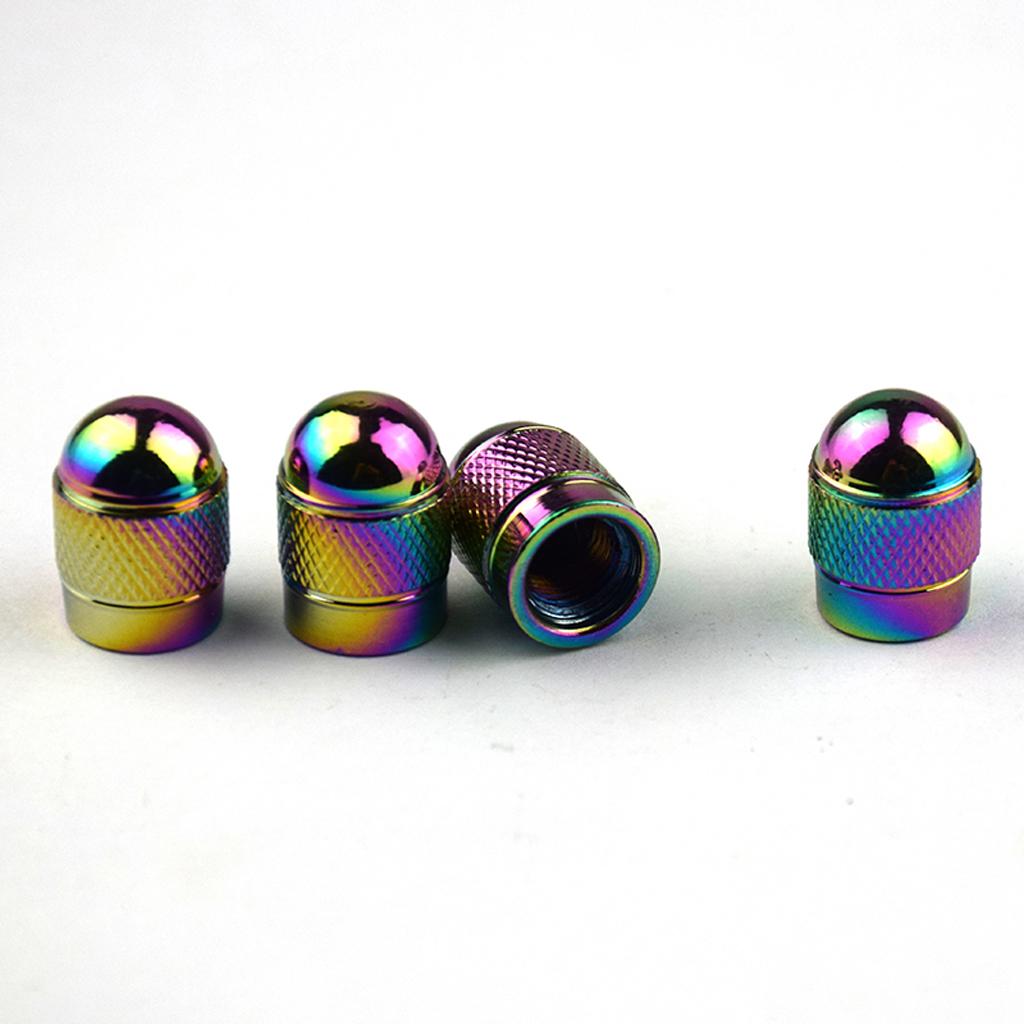 3x 4pcs Metal Schrader Tire Valve Caps Bike Motorcycle Dust Cover Bullet
