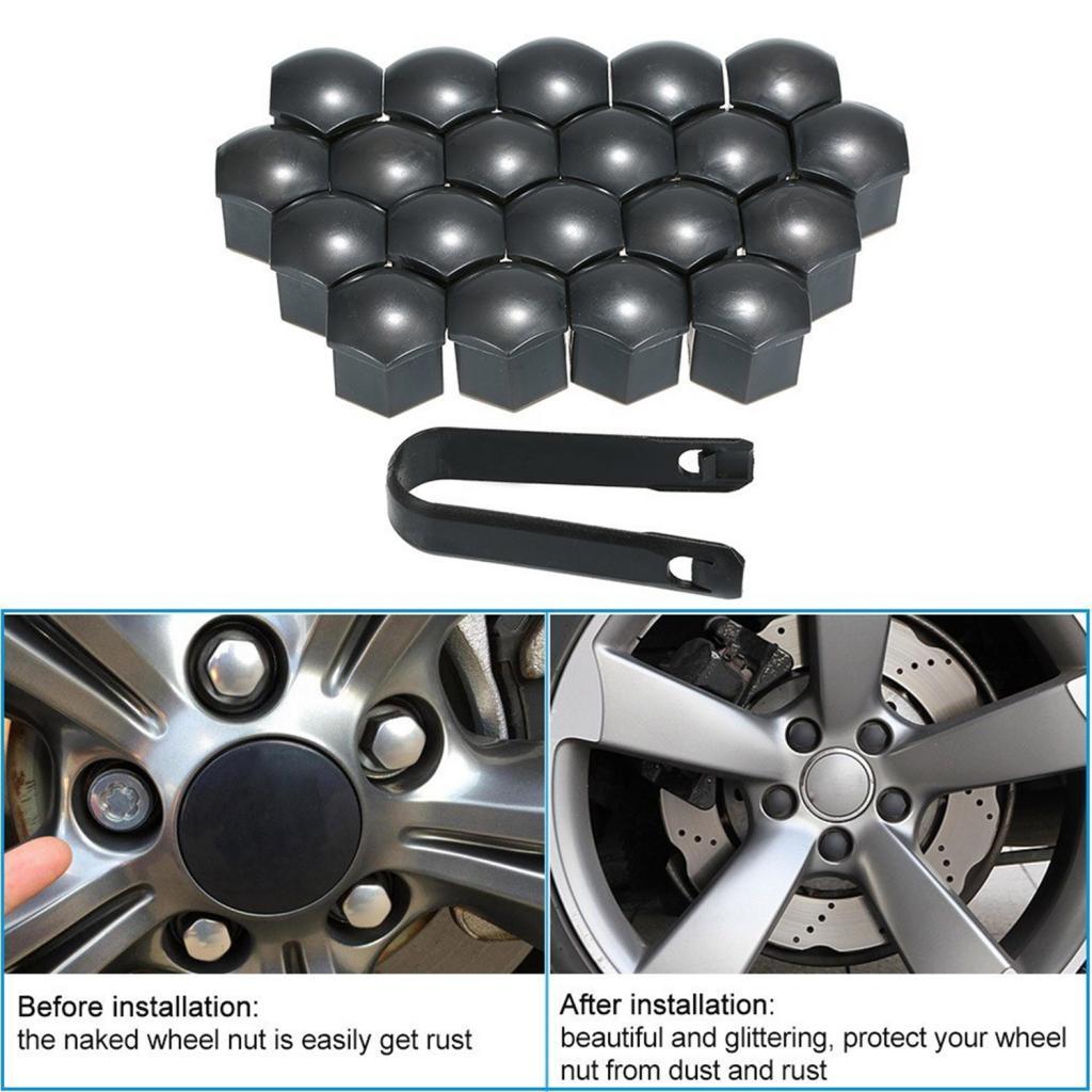 2x20pcs Universal 19mm Wheel Nut Covers Lug Nut Caps Screw Protector others