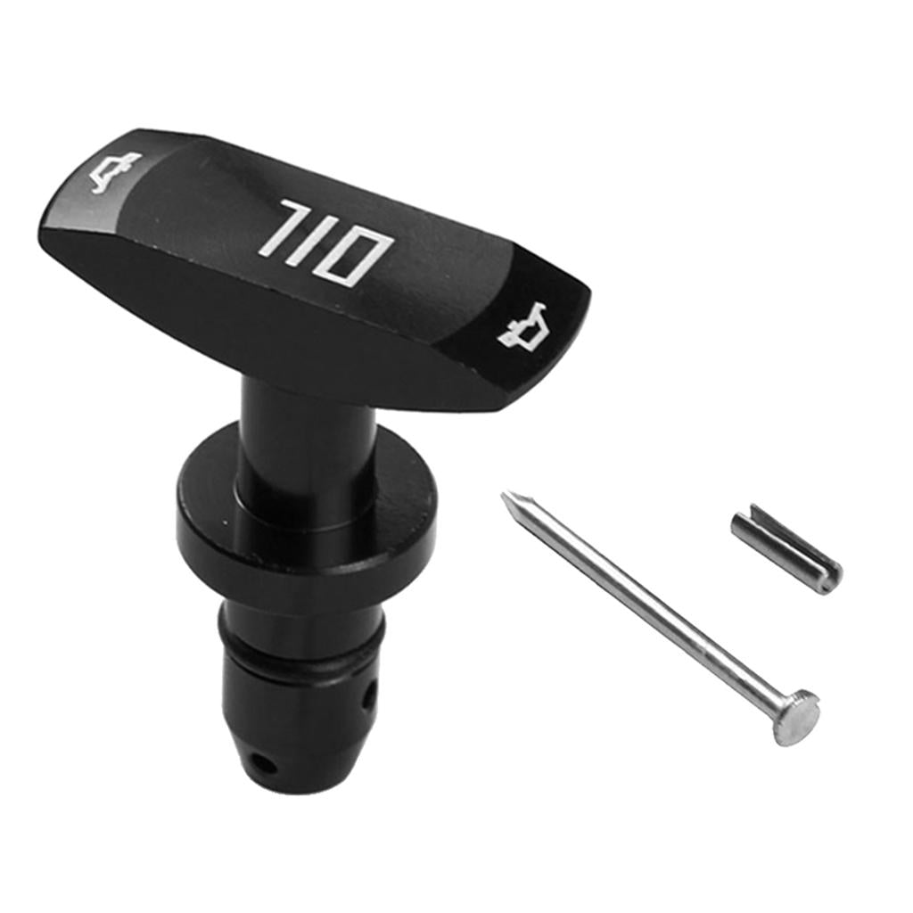 2xCar Engine Oil Caliper Pull Handle Black fits for Ford Mustang GT V8 GT500
