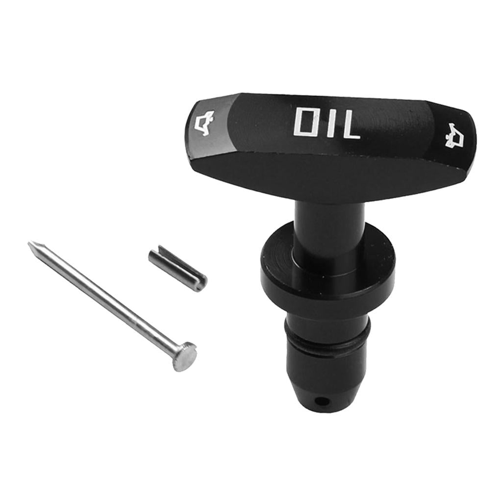 4xCar Engine Oil Caliper Pull Handle Black fits for Ford Mustang GT V8 GT500
