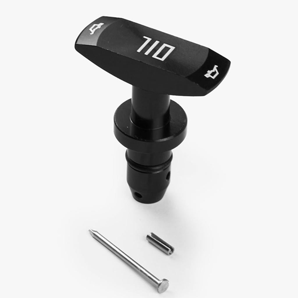 2xCar Engine Oil Caliper Pull Handle Black fits for Ford Mustang GT V8 GT500