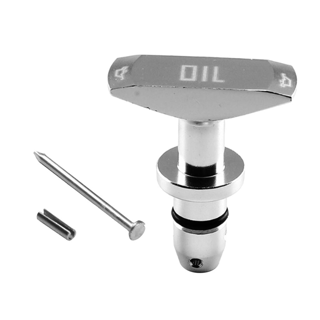 2xSilver Oil Dipstick Pull Handle for   1999-2011 Mustang GT V8 GT500 Engine