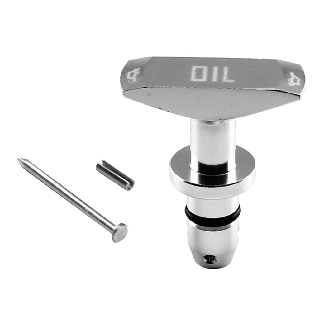 4xSilver Oil Dipstick Pull Handle for   1999-2011 Mustang GT V8 GT500 Engine
