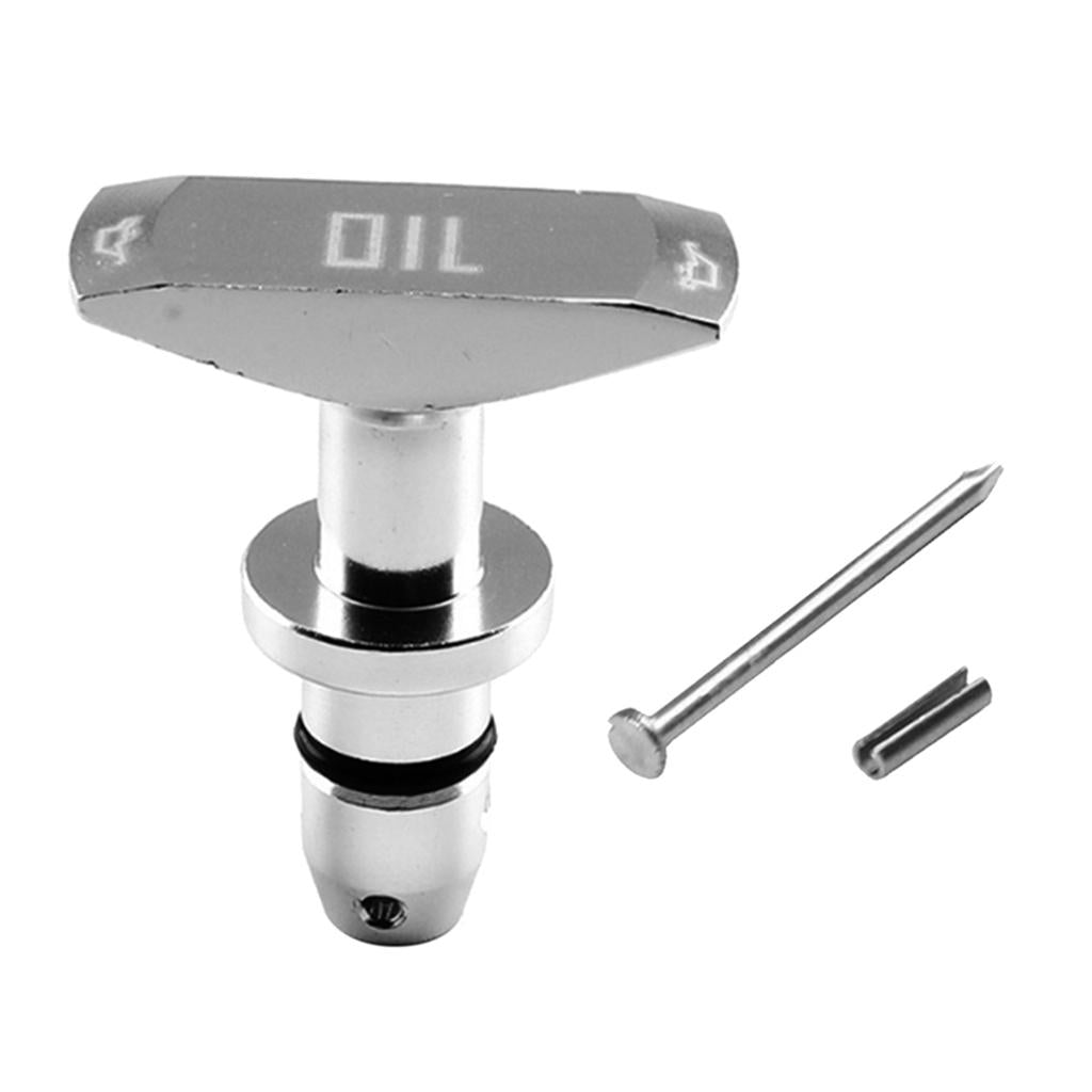2xSilver Oil Dipstick Pull Handle for   1999-2011 Mustang GT V8 GT500 Engine