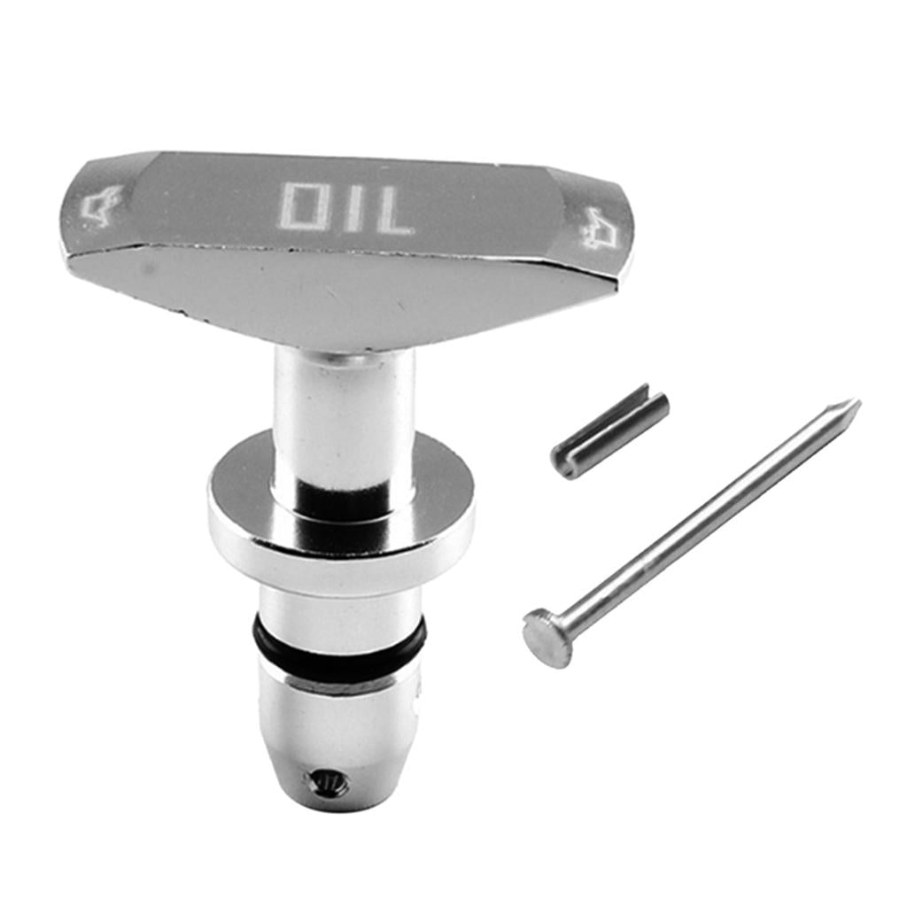 4xSilver Oil Dipstick Pull Handle for   1999-2011 Mustang GT V8 GT500 Engine