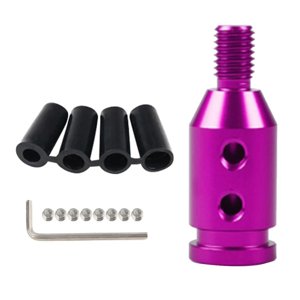 4xShift Knob Adapter for BMW/Mini Non Threaded Shifters 10x1.5mm Purple