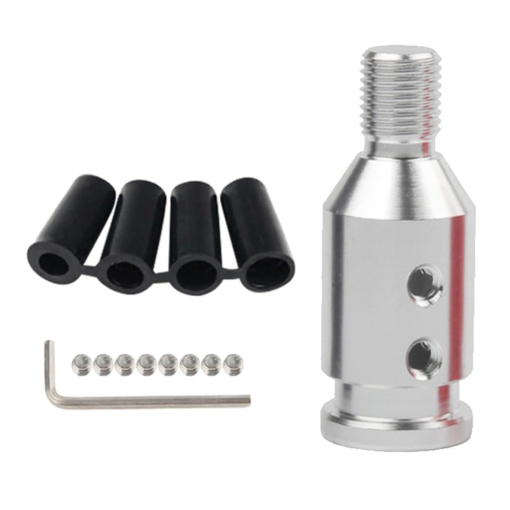 3xShift Knob Adapter for BMW/Mini Non Threaded Shifters 10x1.5mm Silver
