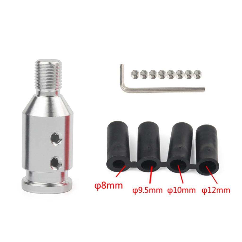 2xShift Knob Adapter for BMW/Mini Non Threaded Shifters 10x1.5mm Silver