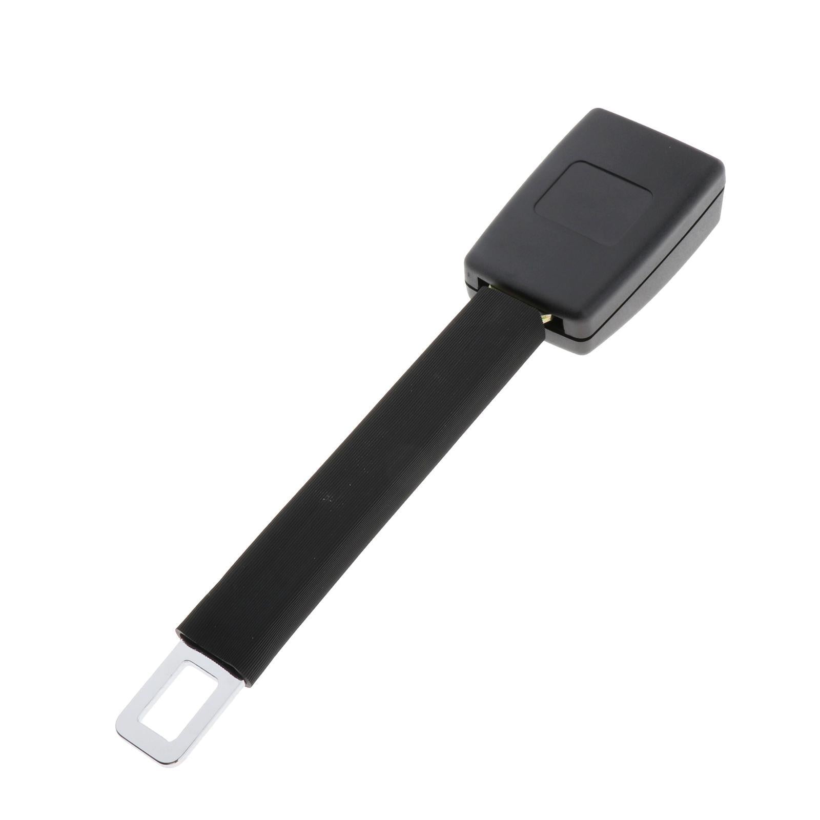 Car Seat Belt Extenders Safety Buckle Extension Socket Connector C Black