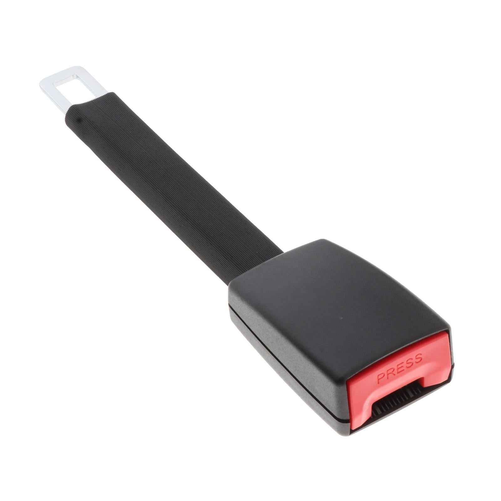 Car Seat Belt Extenders Safety Buckle Extension Socket Connector C Black