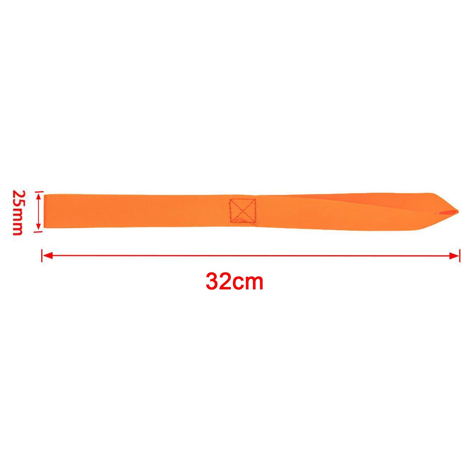 2x8pcs Soft Loop Tie Down Strap for Heavy Duty Motorcycle Snowmobile  32cm