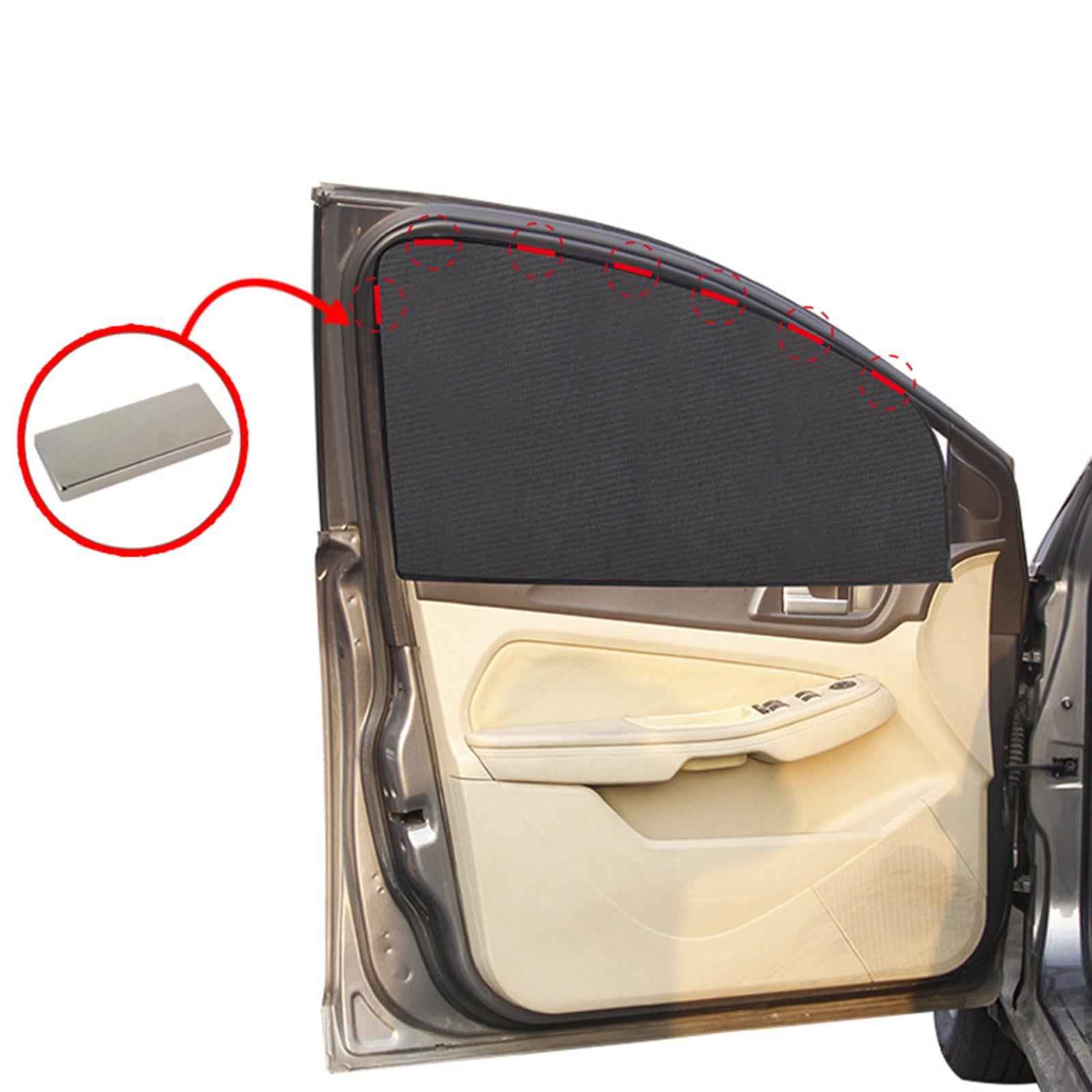 Car Magnetic Side Window Sunshade Premium Retractable Rear Thicker