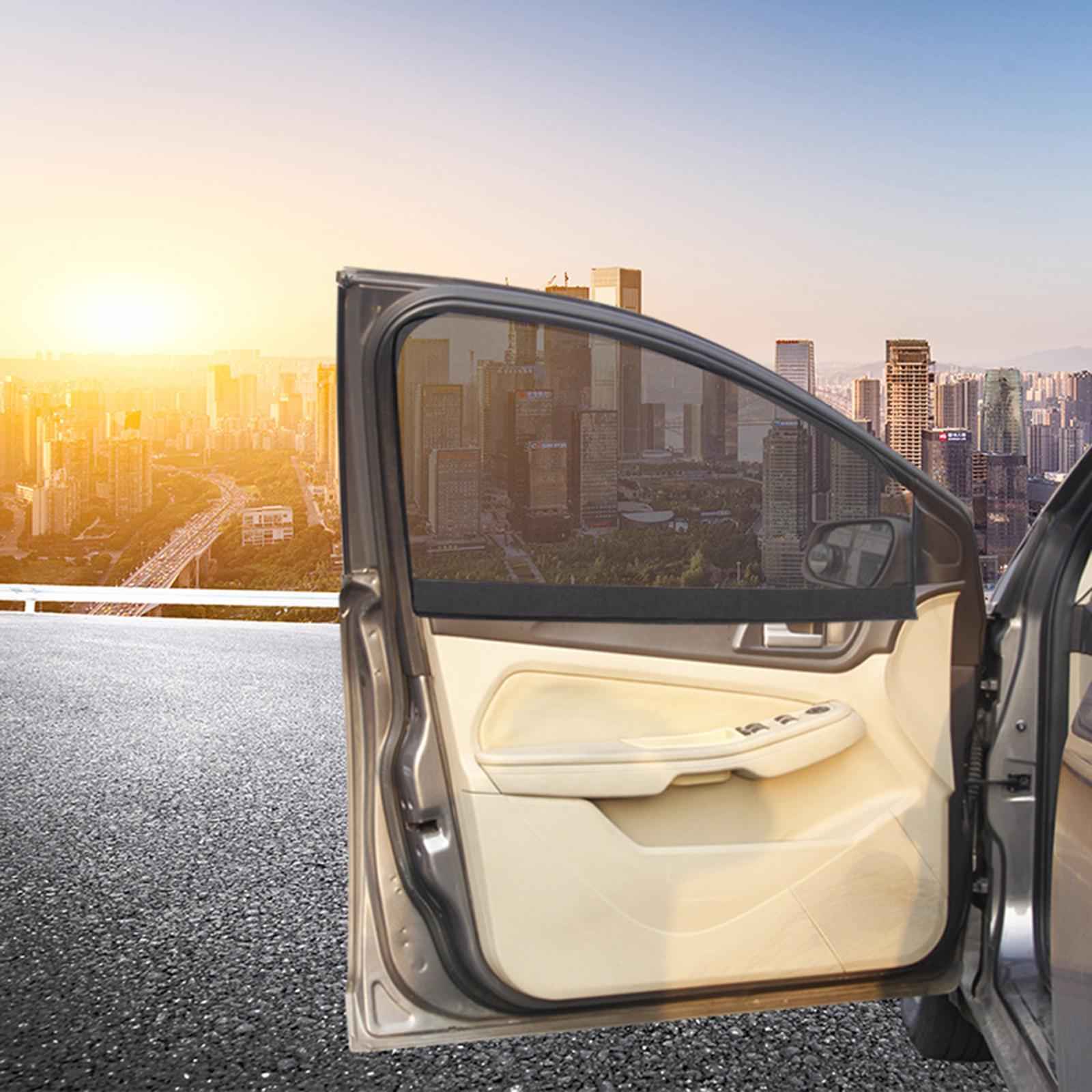 Car Magnetic Side Window Sunshade Premium Retractable Rear Thicker