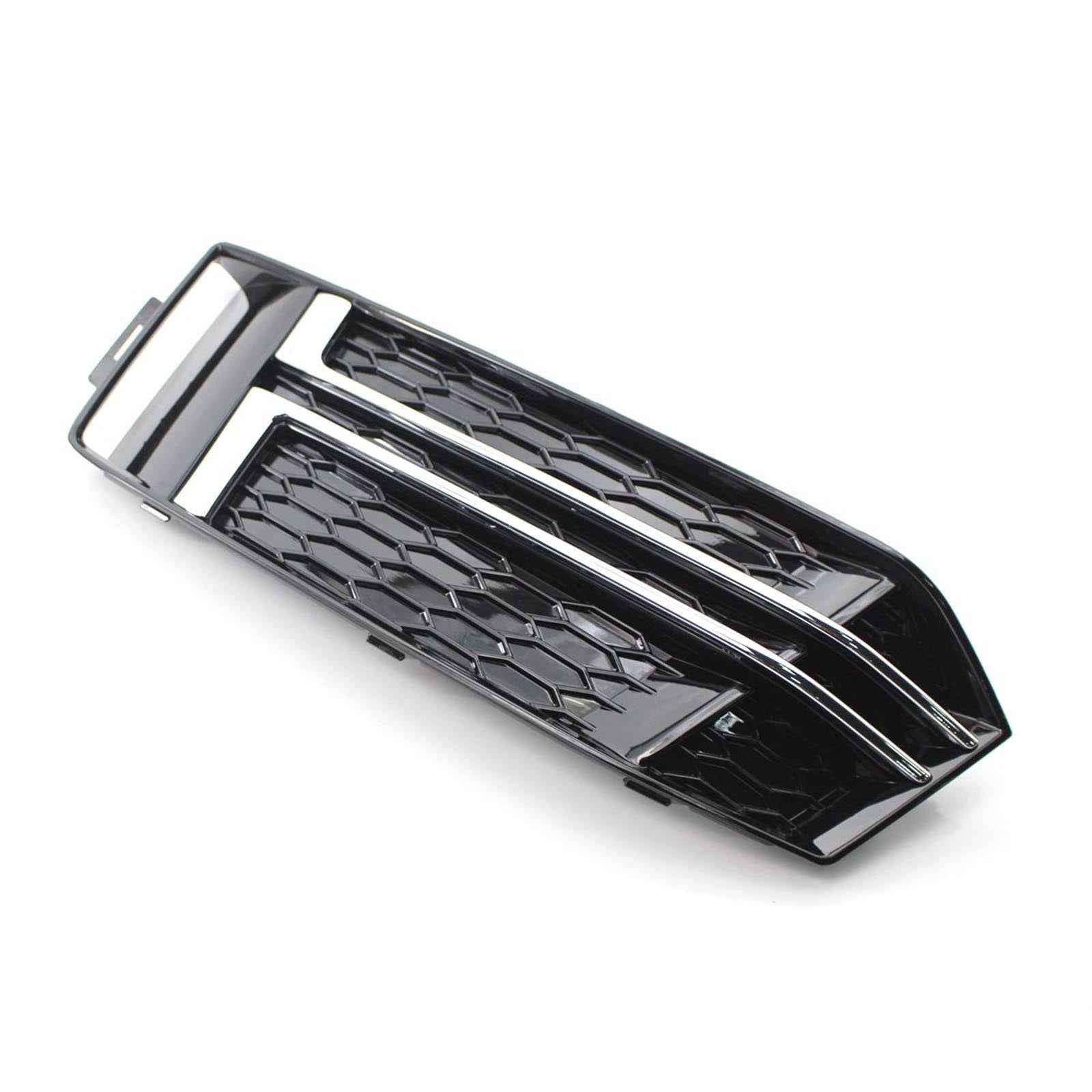 Fog Light Grille for AUDI A4 B9 S-LINE 2016-2018 8W0807681F Electroplating