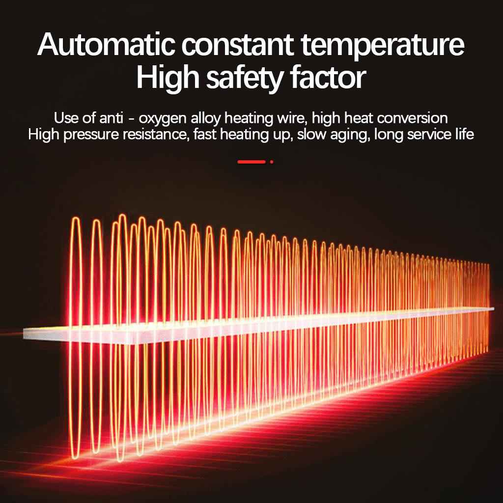 Car Heater Portable Electronic Auto Heater Fan  24V Black