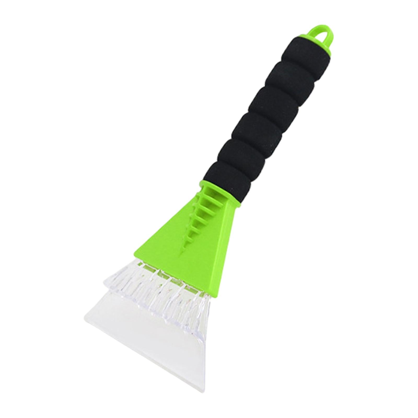 3xPortable Car Ice Scraper Frost Windshield Winter for SUV Bus Car Wash Green