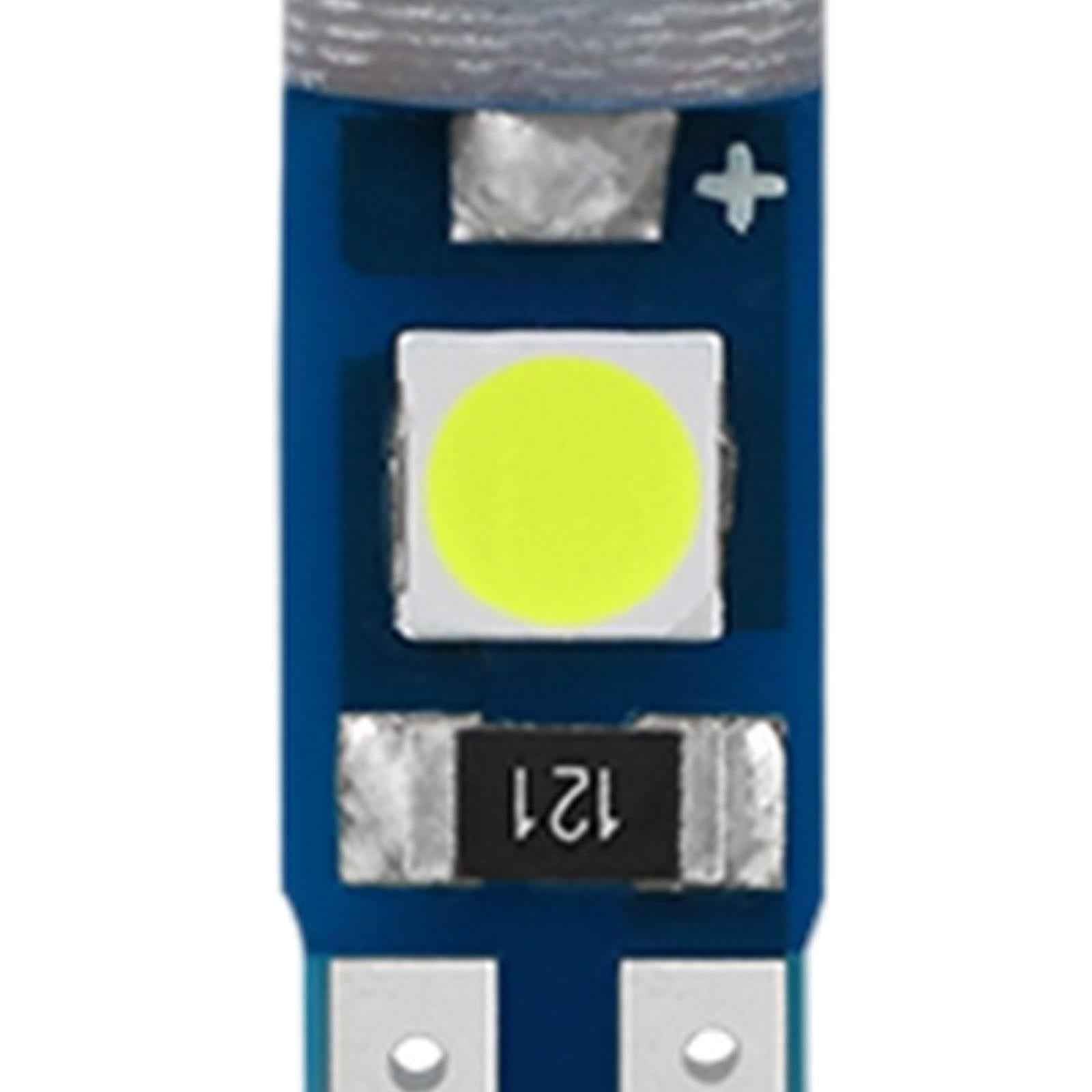 Car Motorcycle LED Dashboard Light T5 3SMD Indicator Fit for Reading Lights green