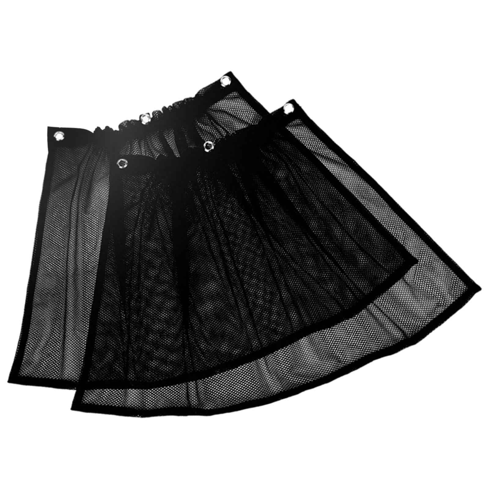 2x Side Window Car Sun Shade Curtain UV Rays Protection for Car Window