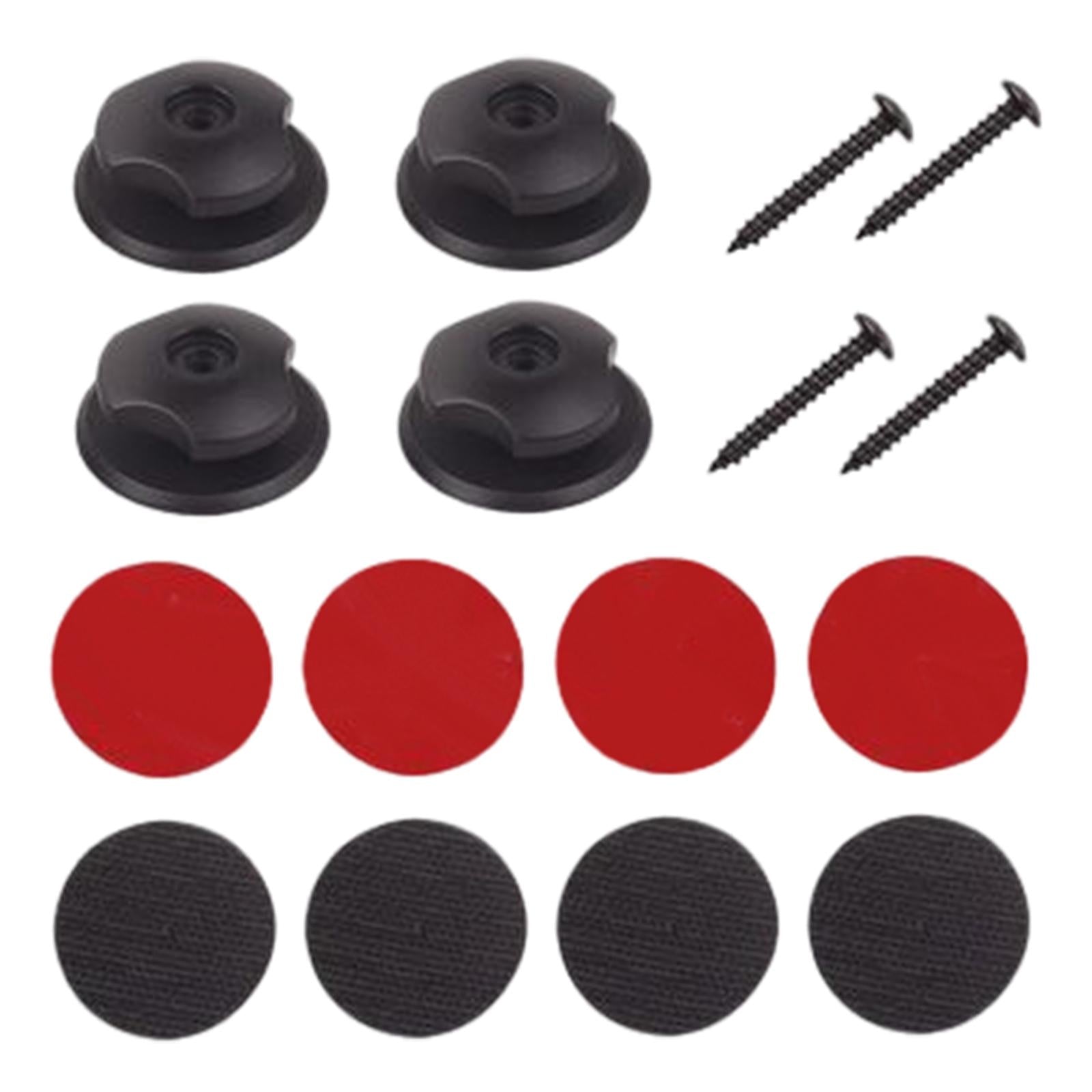 4x4Pcs Car Trunk Hooks Hanger for Car Rear Cargo Trunk Storage Net Black