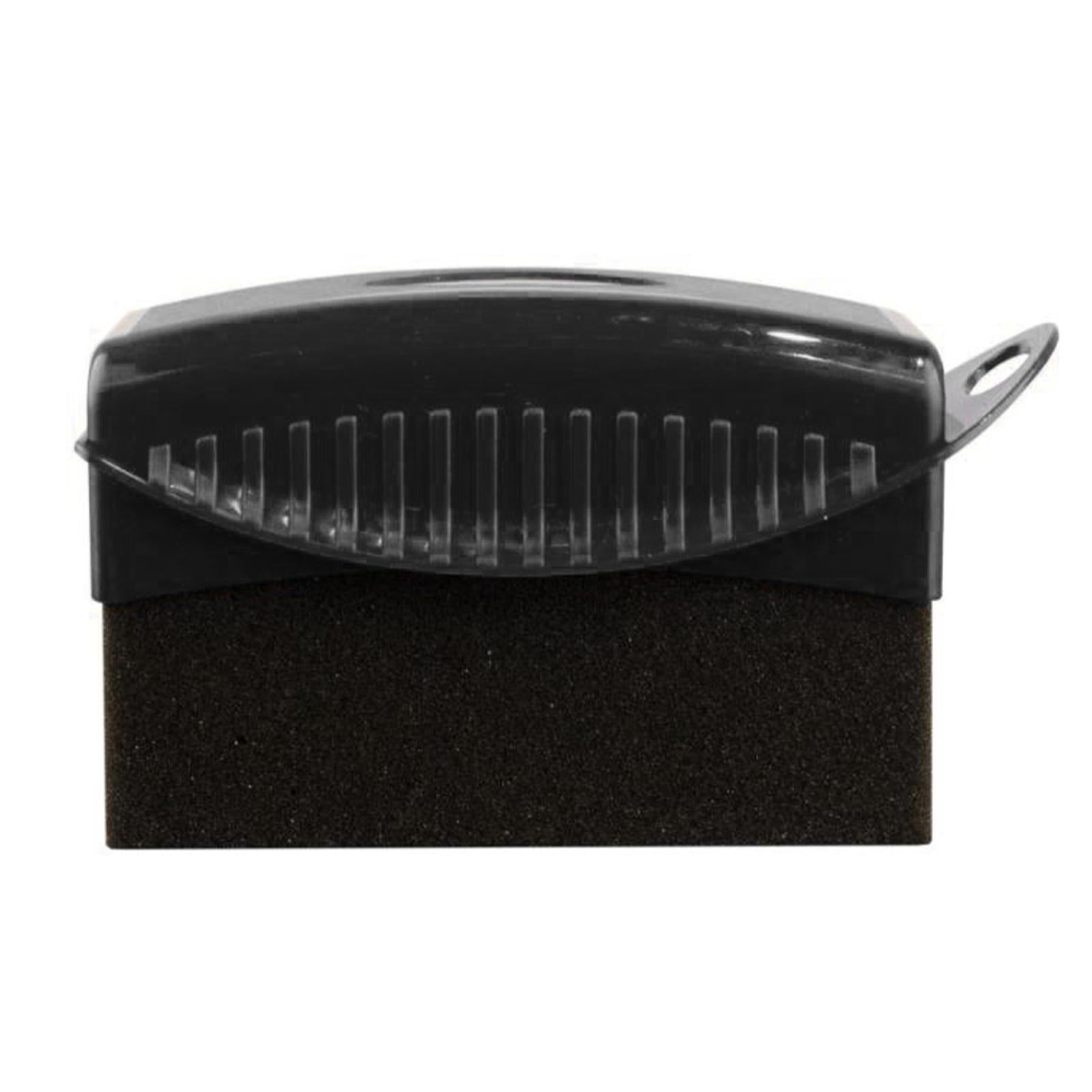 4xPolishing Pad with Lid Polish Waxing Accessories for Glass Detail Black