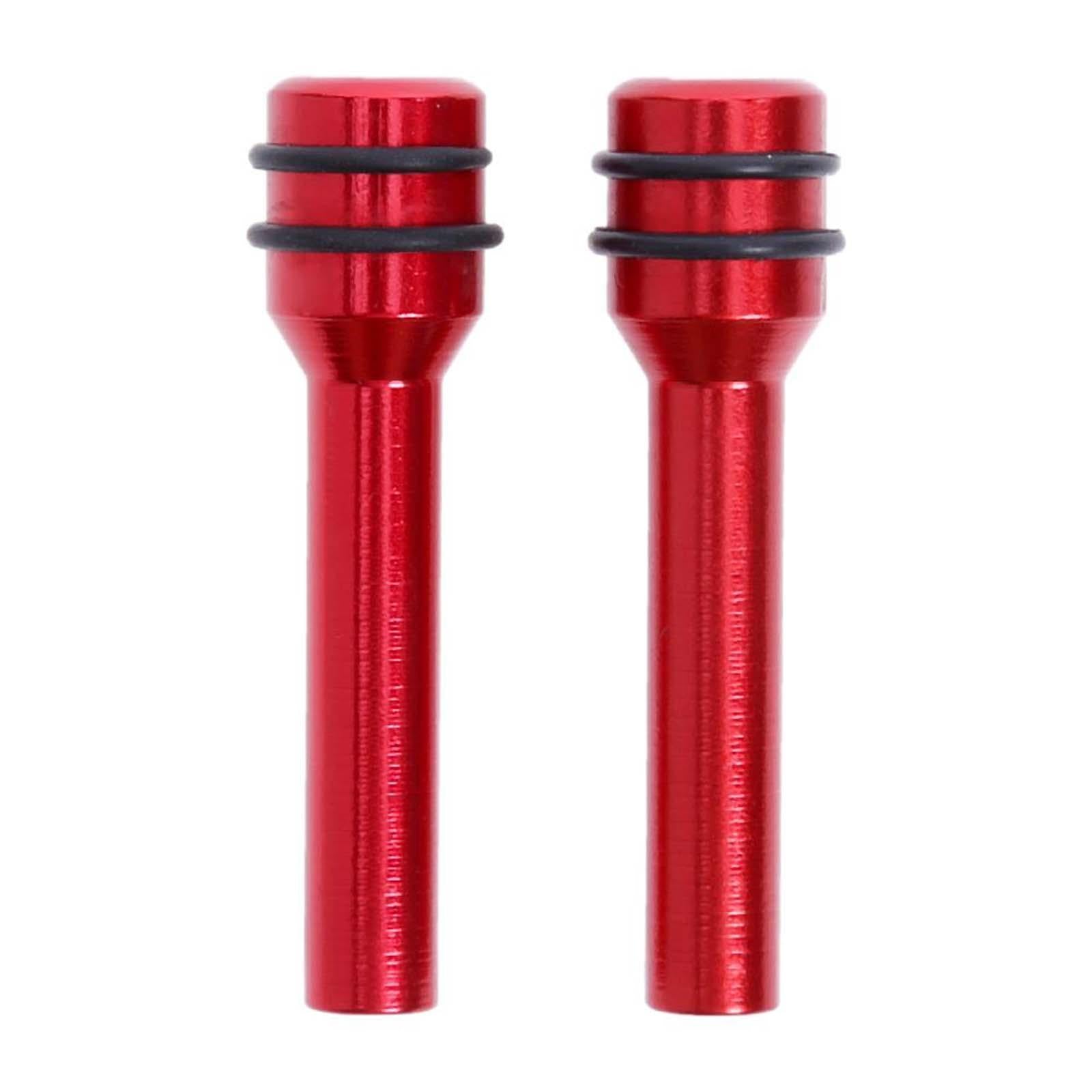 4xCar Interior Door Lock Knob Pull Pin Cover Fit for Truck Accessories Parts Red
