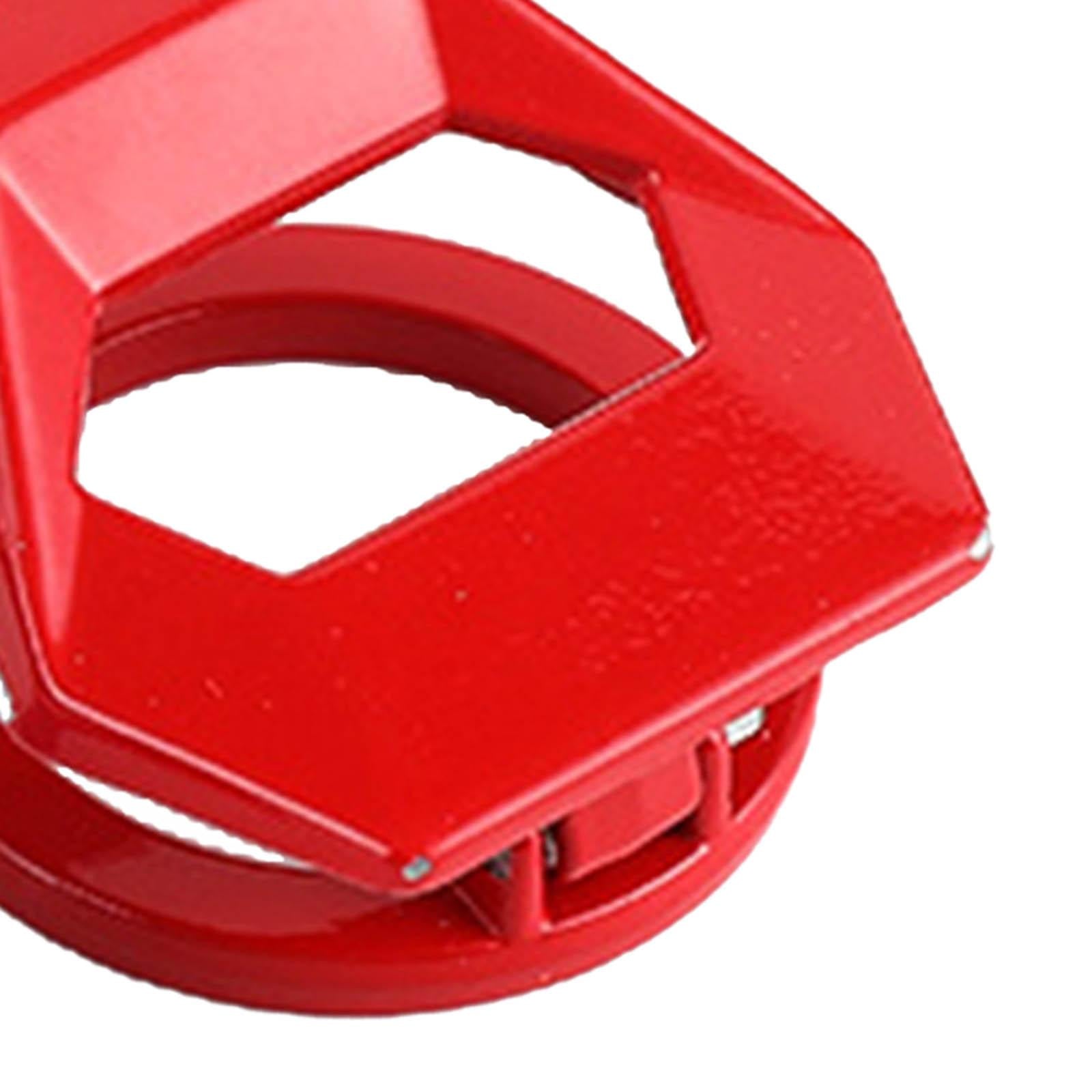 3xAutomobile Car Ignition Switch Protective Cover Smooth Red