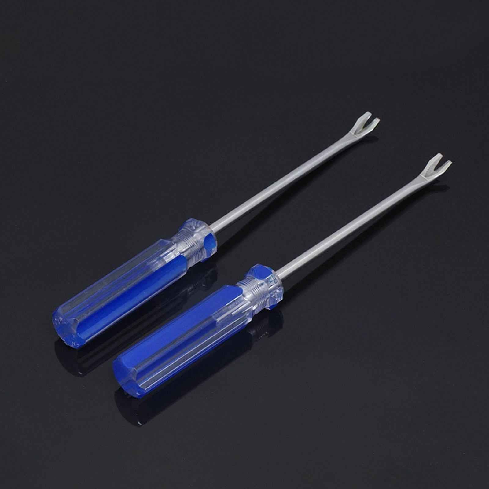 Screwdriver Rivet Tack Puller Nail Lifting Pry Tool V Shaped for Cars Repair
