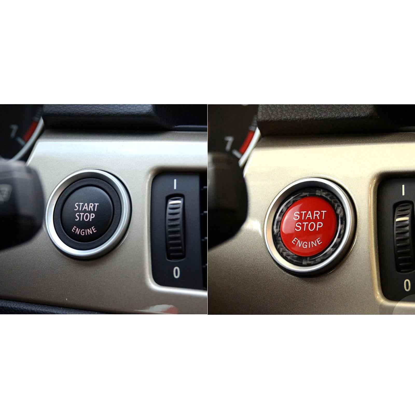 Engine Start Stop Button Cover Sticker for BMW E90 E92 E93 Car Styling Red