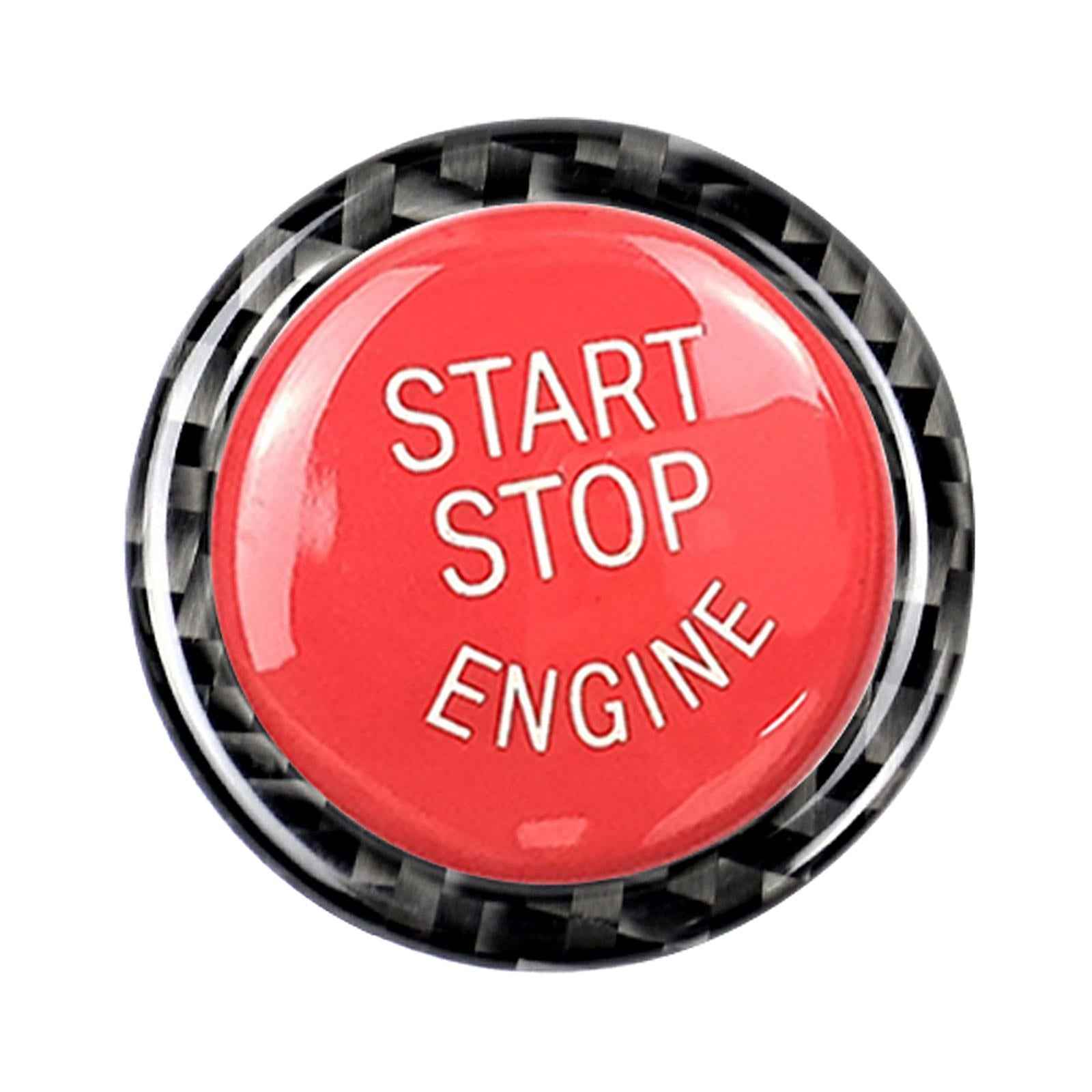 Engine Start Stop Button Cover Sticker for BMW E90 E92 E93 Car Styling Red