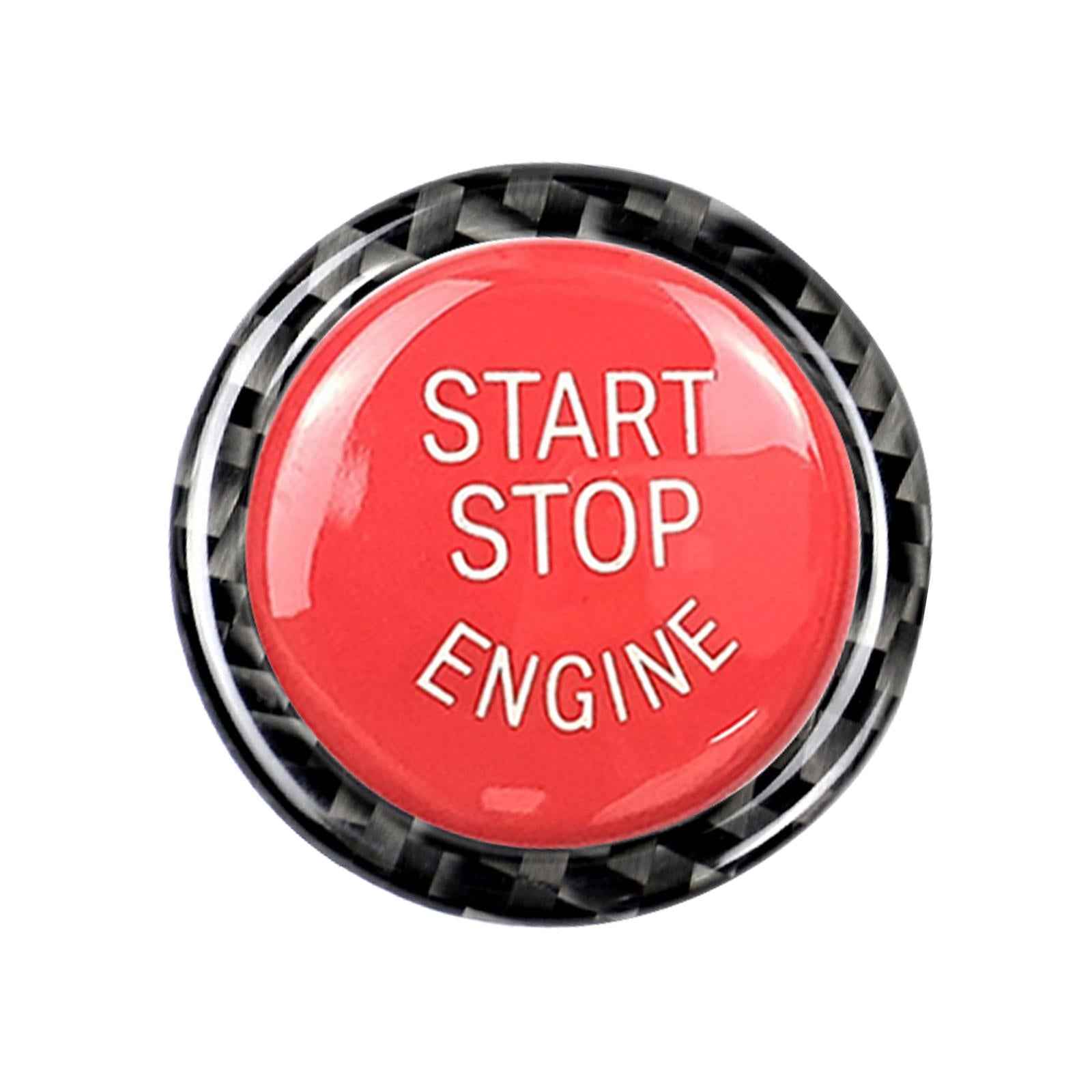 Engine Start Stop Button Cover Sticker for BMW E90 E92 E93 Car Styling Red